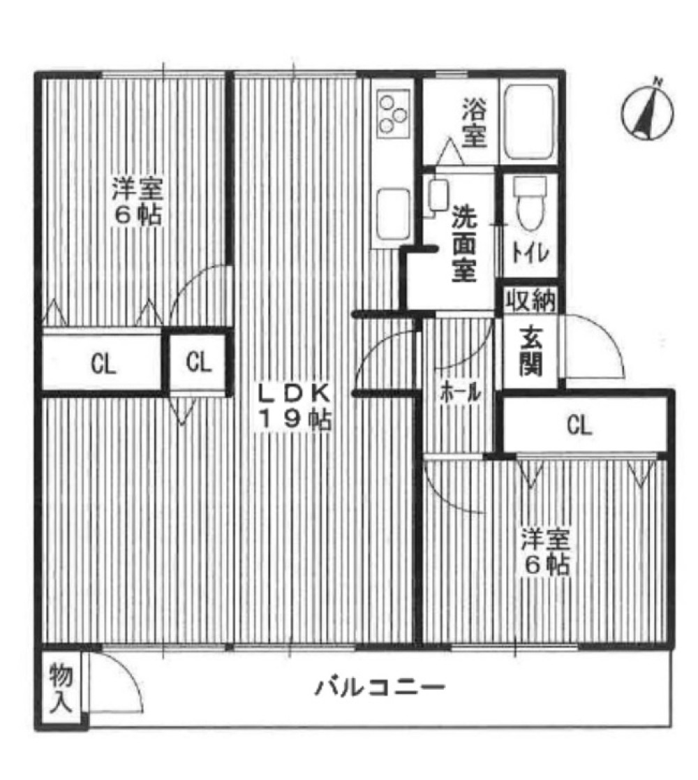 藤の木団地　5号棟 画像1