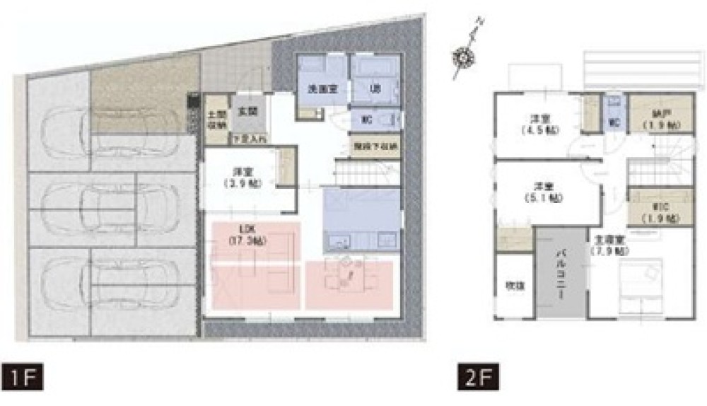 半田市上池町　2期　全4棟　A号棟 画像2