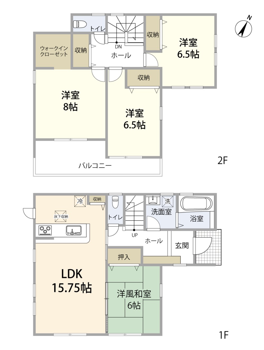全居室広めでゆったりとお過ごしいただけます。