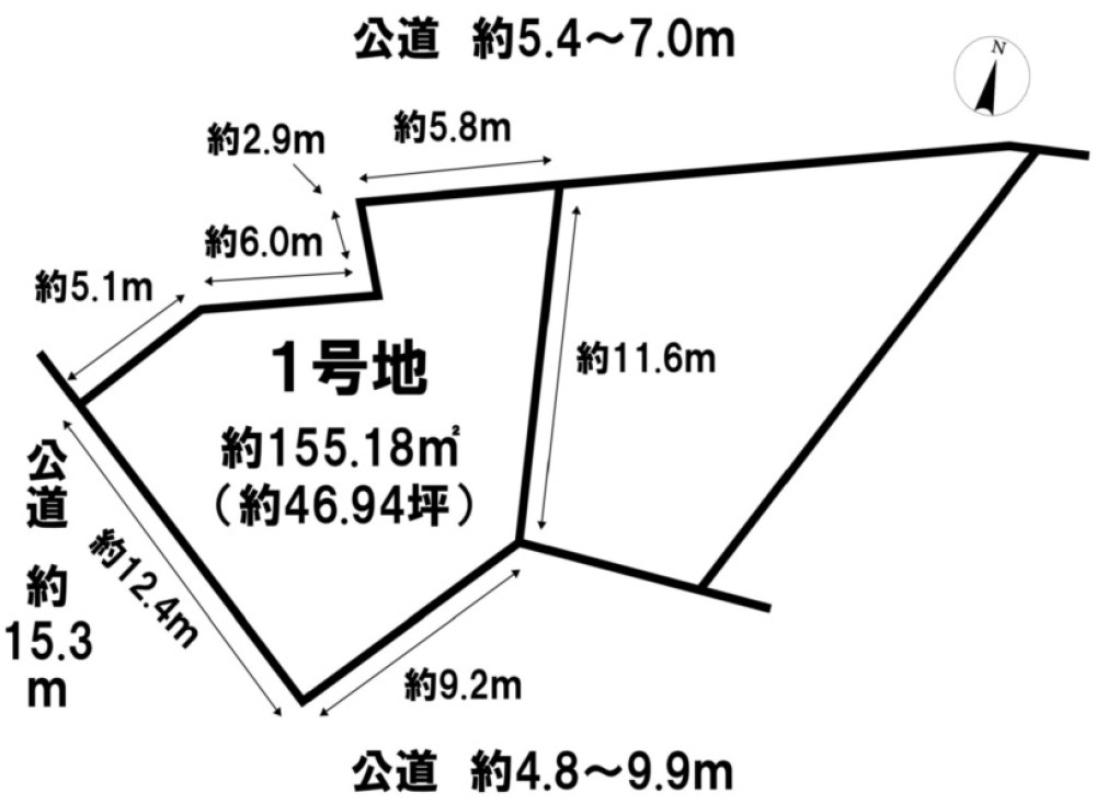 安城市今本町　全2区画　1号地 画像1