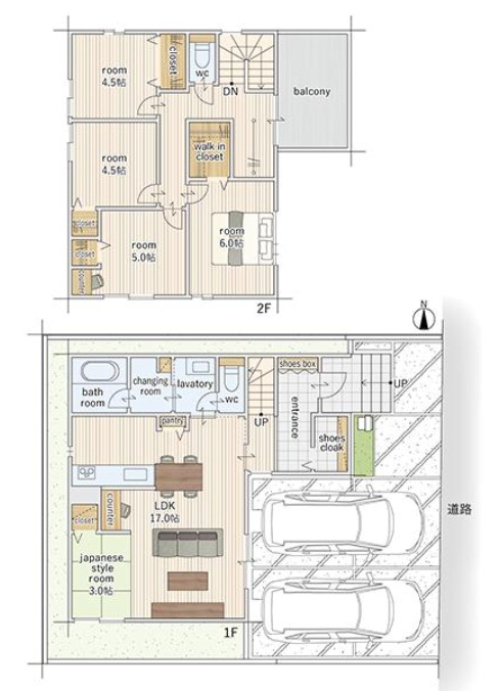 一宮市三ツ井　1期　全3棟　1号地 画像2