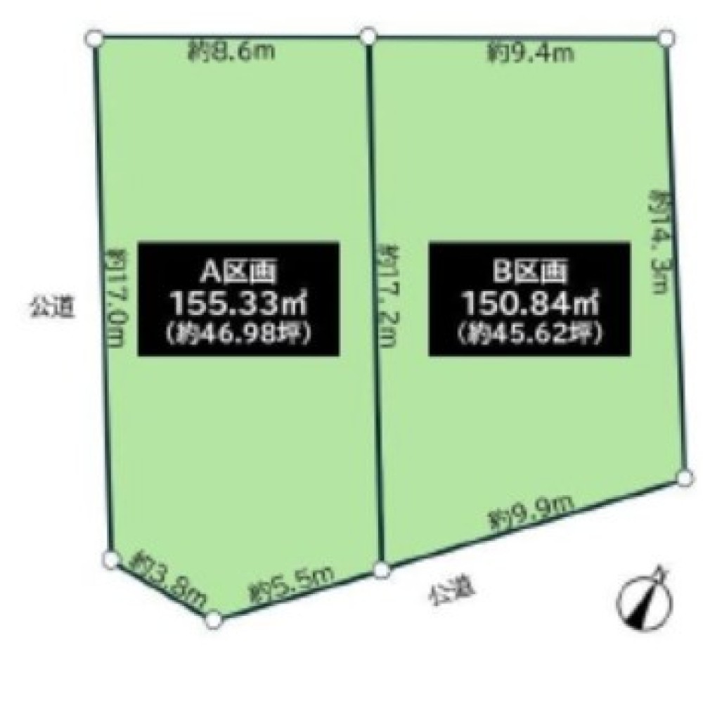 豊田市水源町　全2区画　A区画 画像1