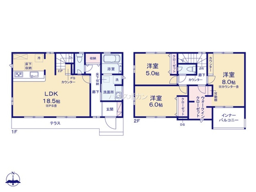 半田市大松町二丁目　全2棟　1号棟 画像2