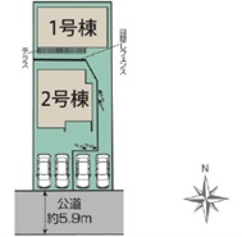 半田市大松町二丁目　全2棟　2号棟 画像1
