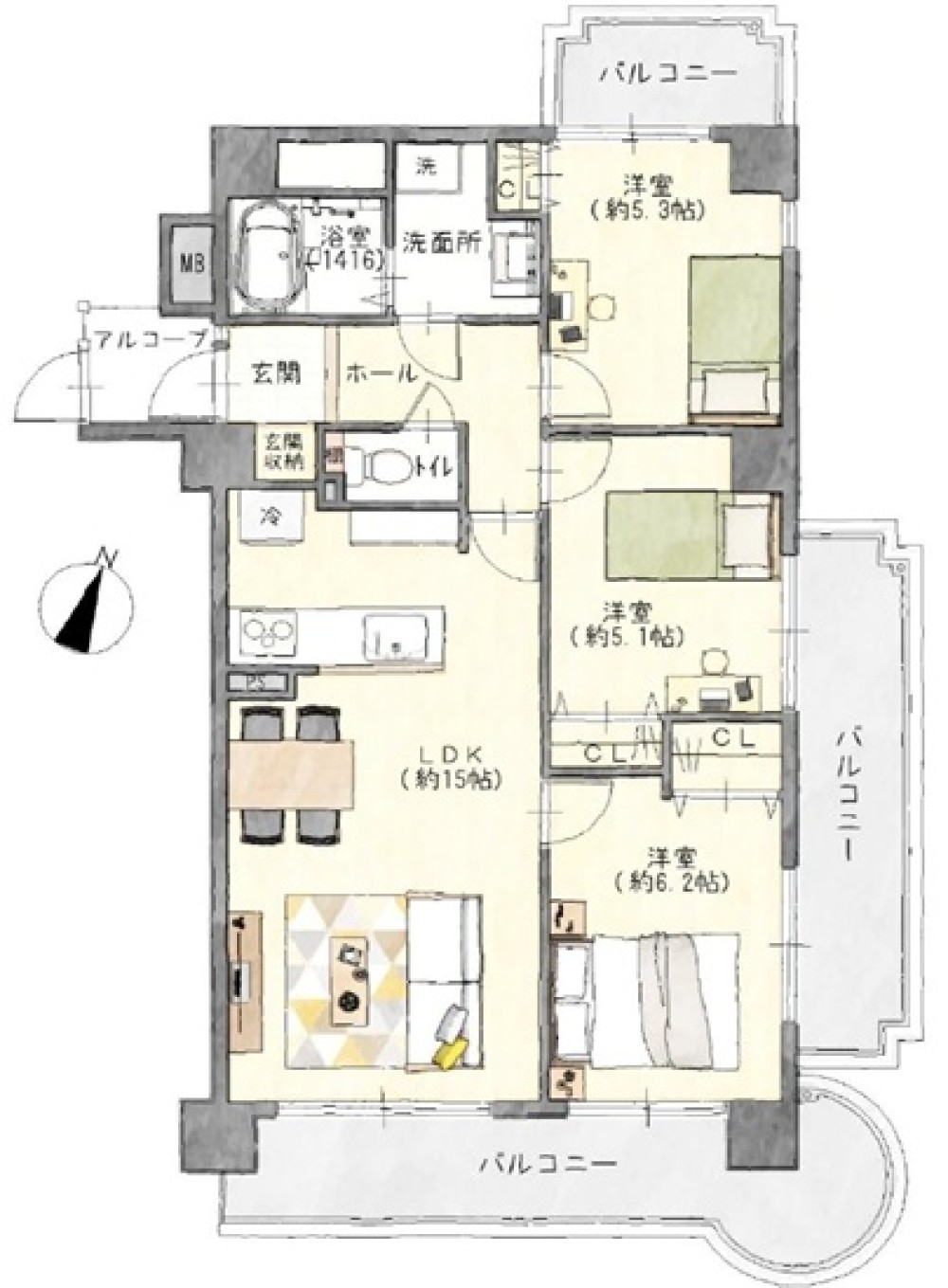 ガーデンヒルズ住吉 画像1