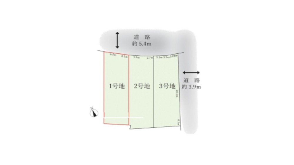 名古屋市千種区振甫町　全3区画　1号地 画像1