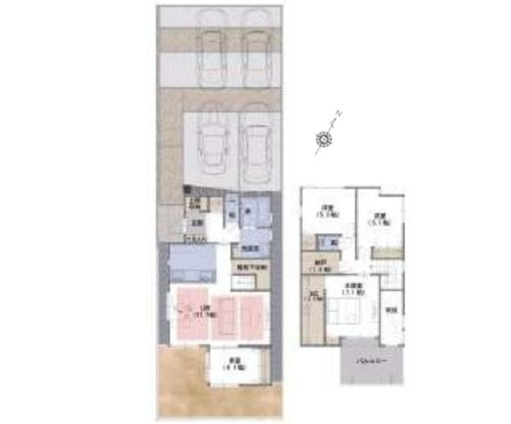 豊川市蔵子三丁目　3期　全3棟　A号棟 画像2