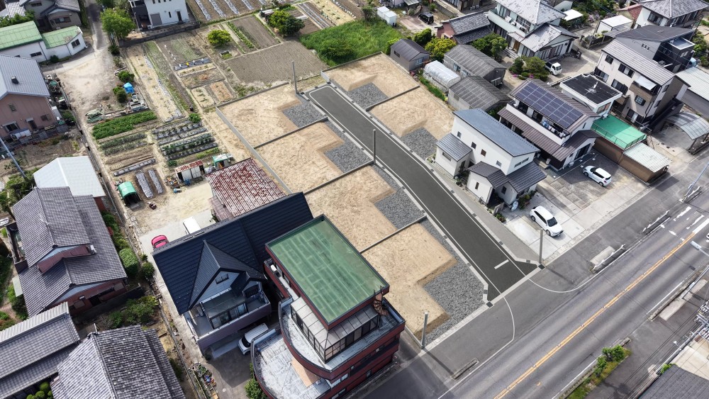 全6区画の大型分譲地！※CG加工済