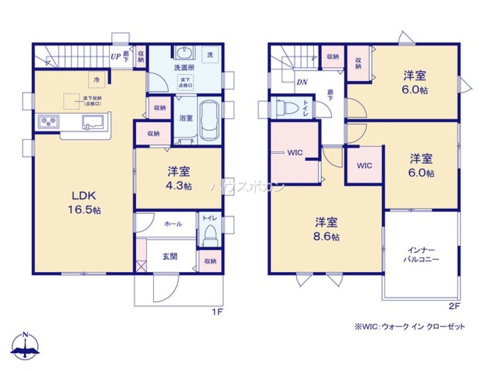 豊橋市多米中町二丁目59期　全2棟　1号棟 画像4