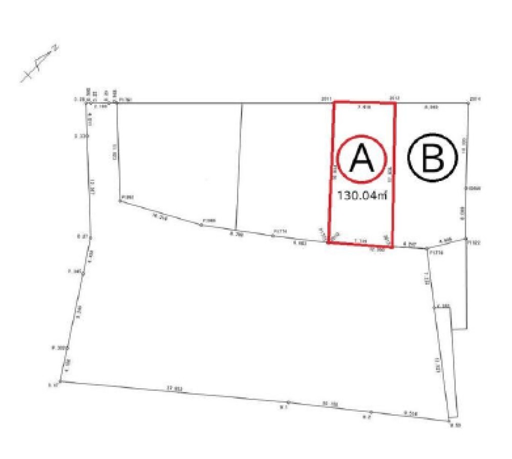 岡崎市中島町 全2区画　A区画 画像1