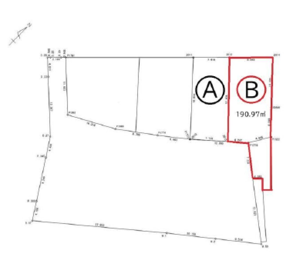 岡崎市中島町 全2区画　B区画 画像1