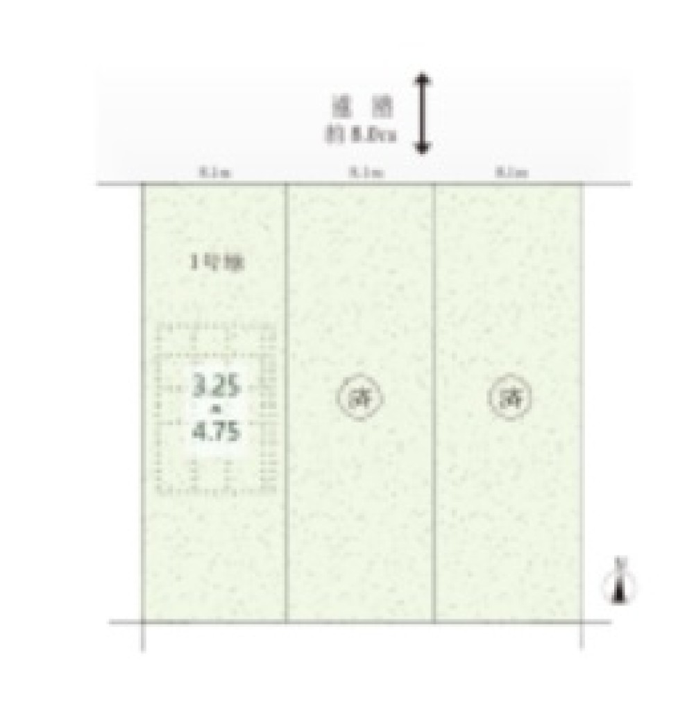 名古屋市名東区猪高台　2期　全3区画　1号地 画像1