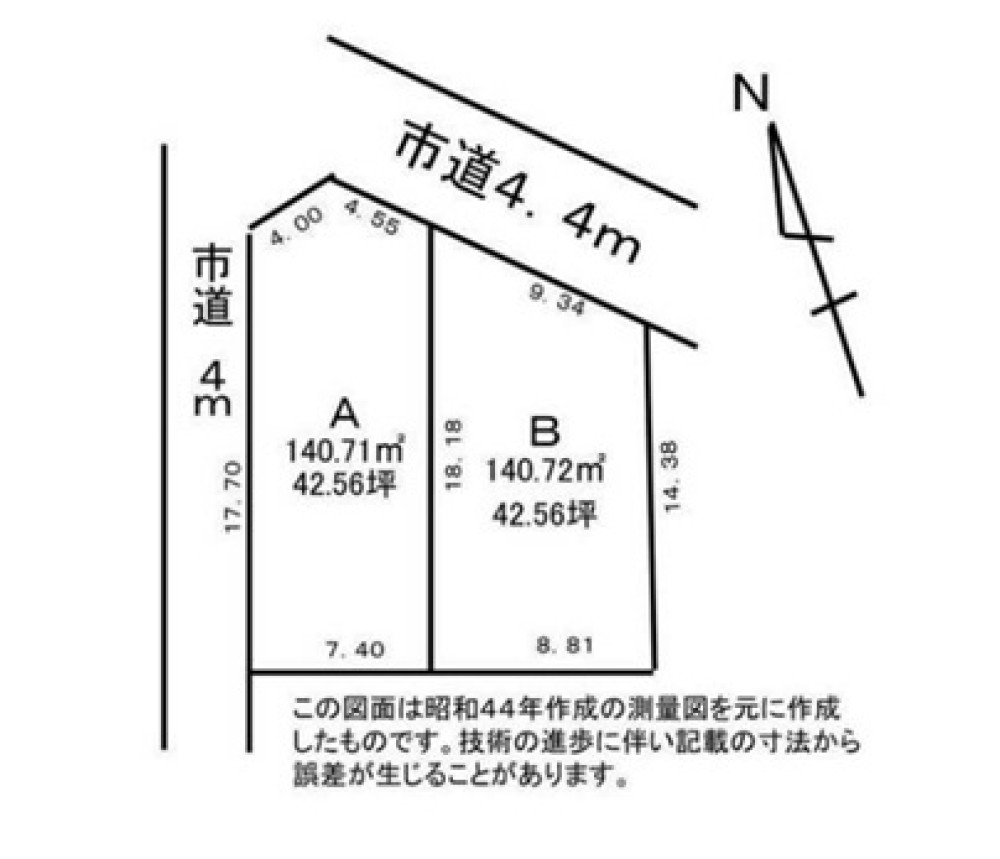 岩倉市本町　全2区画　B区画 画像1