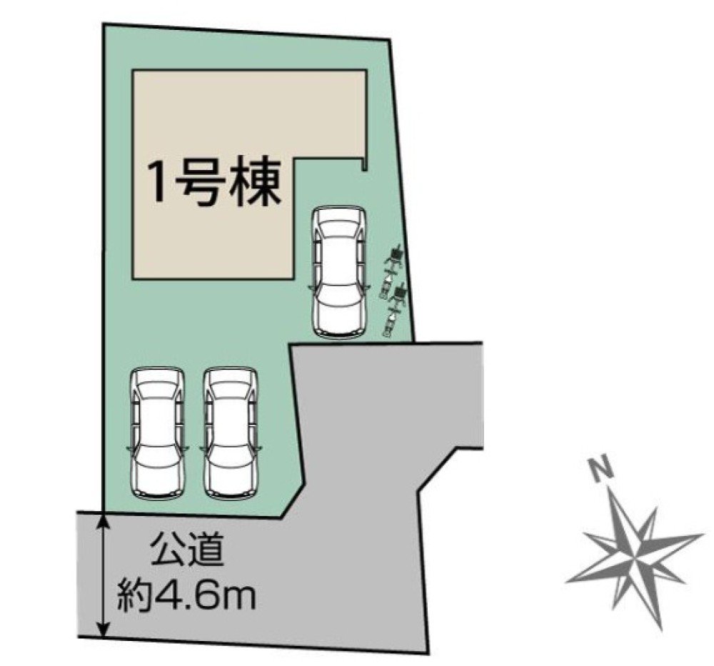 豊田市平戸橋町　2期　全1棟　1号棟 画像1