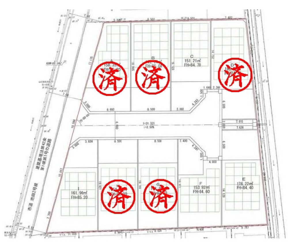 瀬戸市池田町　全9区画　I区画 画像1