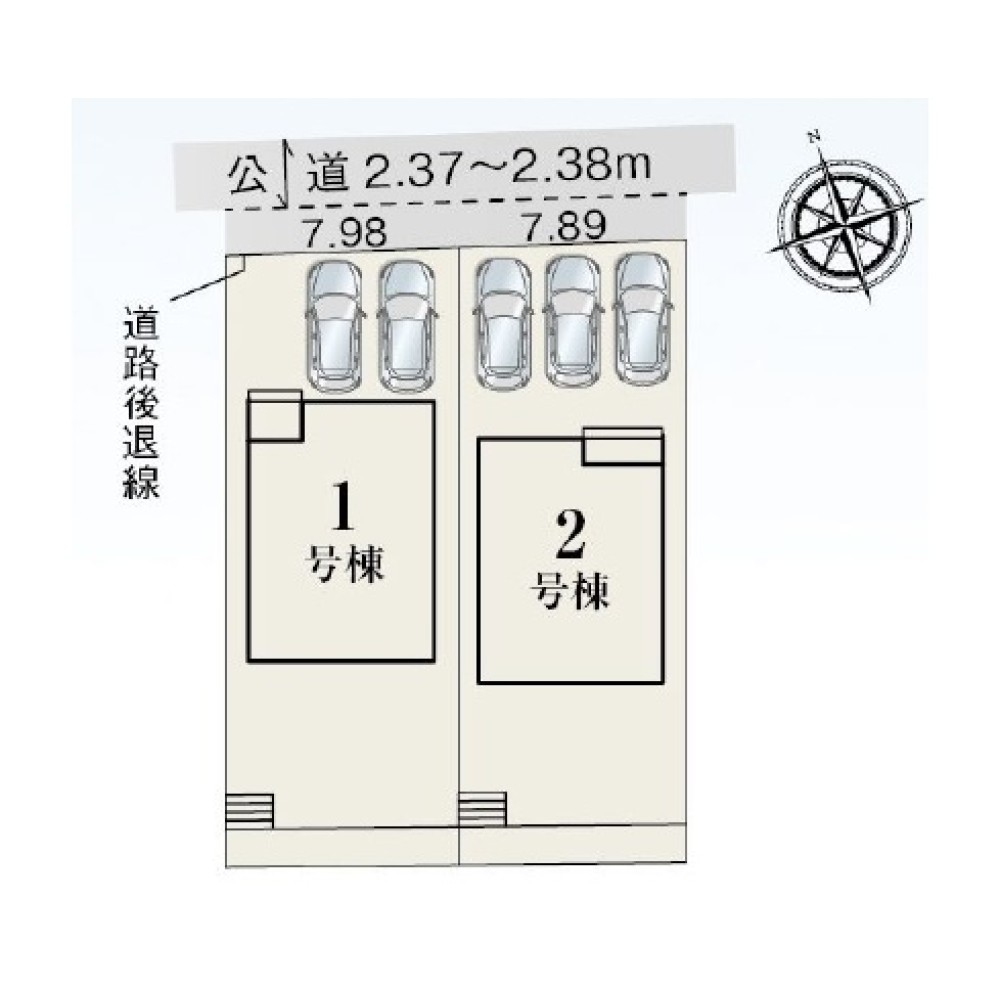 一宮市木曽川町　第三　全2棟　1号棟 画像1