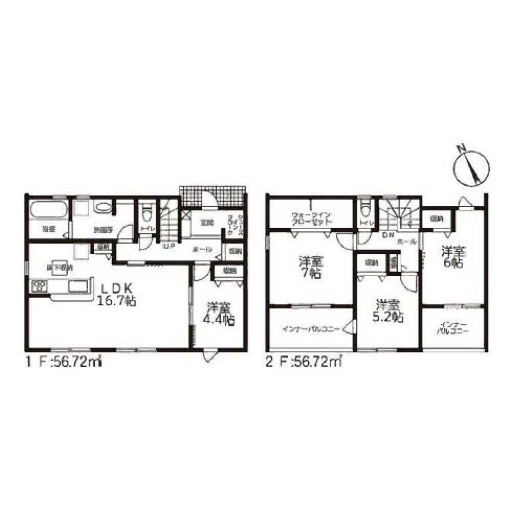 一宮市奥町　全4棟　2号棟 画像2
