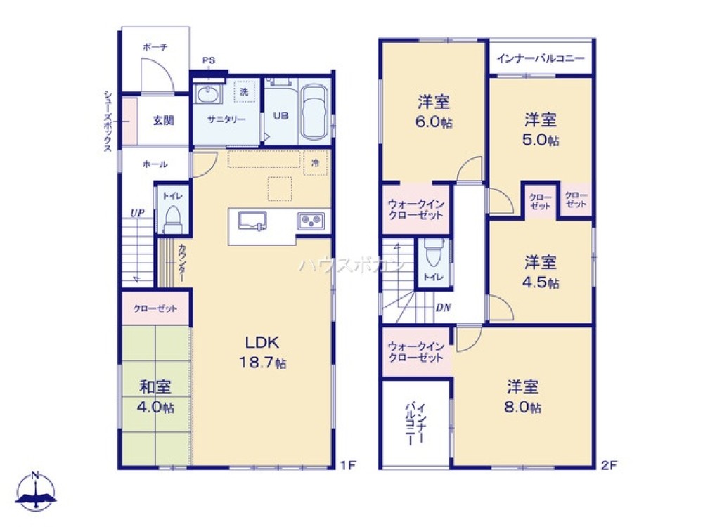 一宮市多加木　2期　全3棟　1号棟 画像4