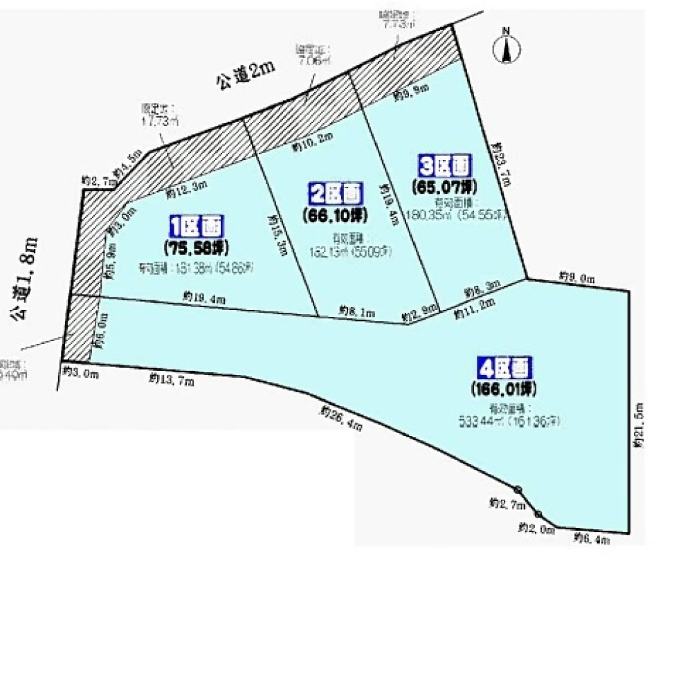 春日井市松本町　全4区画　1区画 画像1