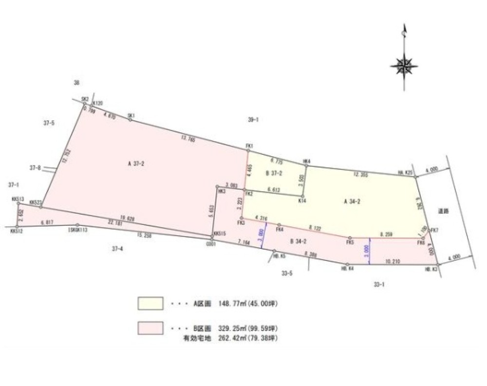 岩倉市中本町　全2区画　A区画 画像1