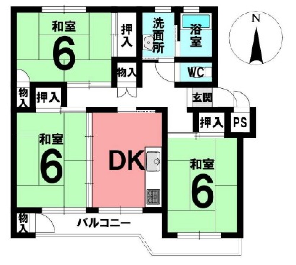 豊田グリーンハイツ　B棟 画像1