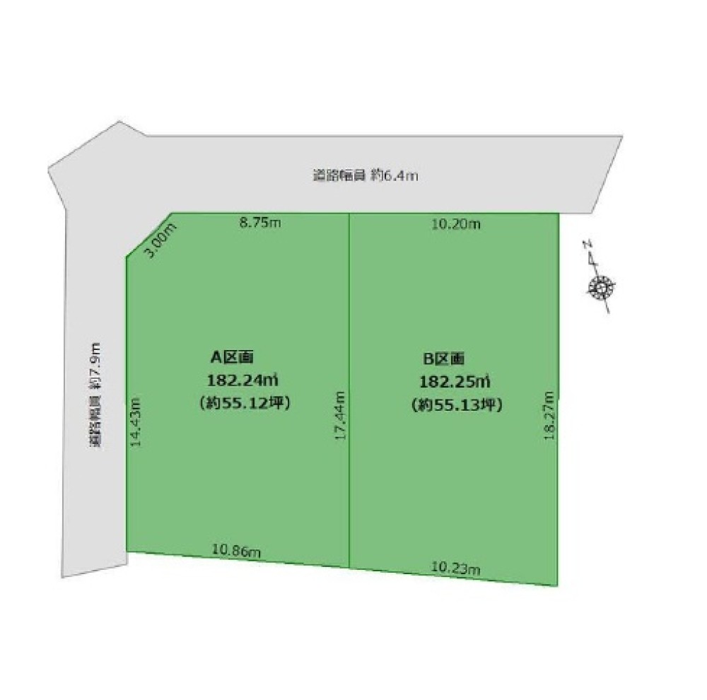 名古屋市天白区西入町　全2区画　A区画 画像1