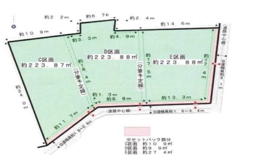 犬山市羽黒　全5区画　C区画 画像1