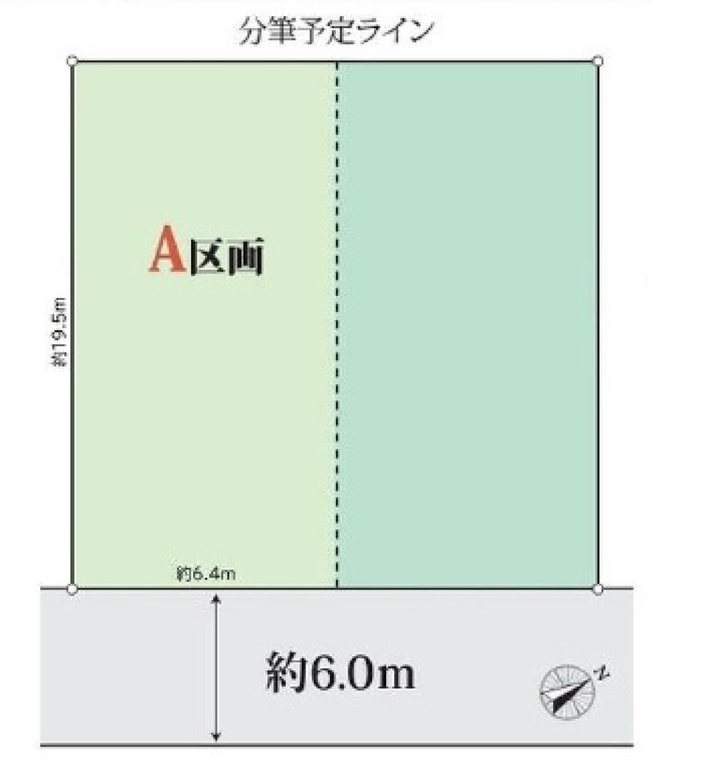 豊明市二村台　2区画　A区画 画像1