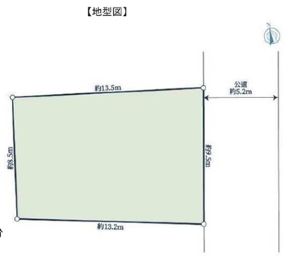 北名古屋市徳重長池　全2区画　B区画 画像1