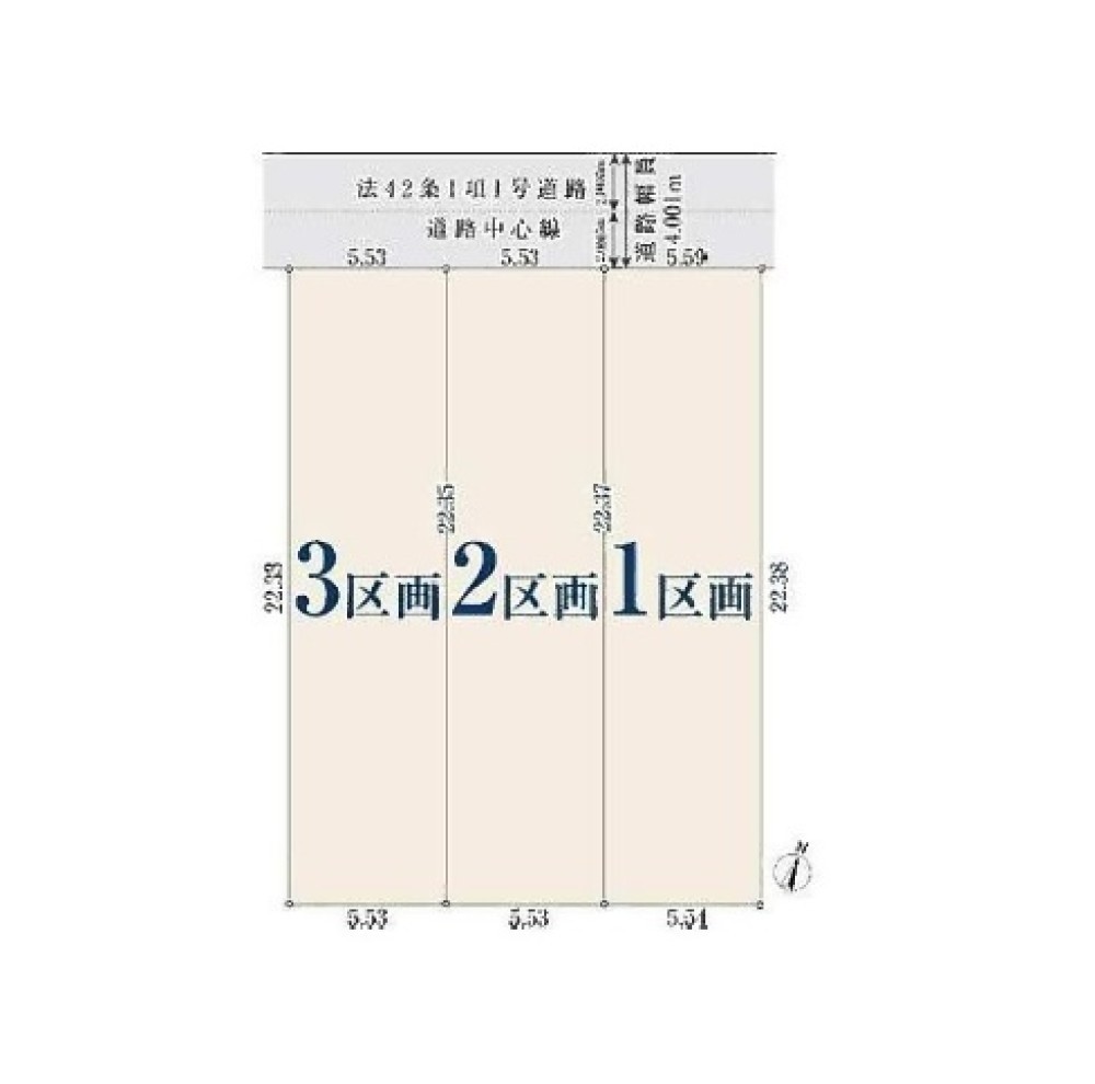 名古屋市守山区小幡南　3214③　全3区画　3区画 画像1