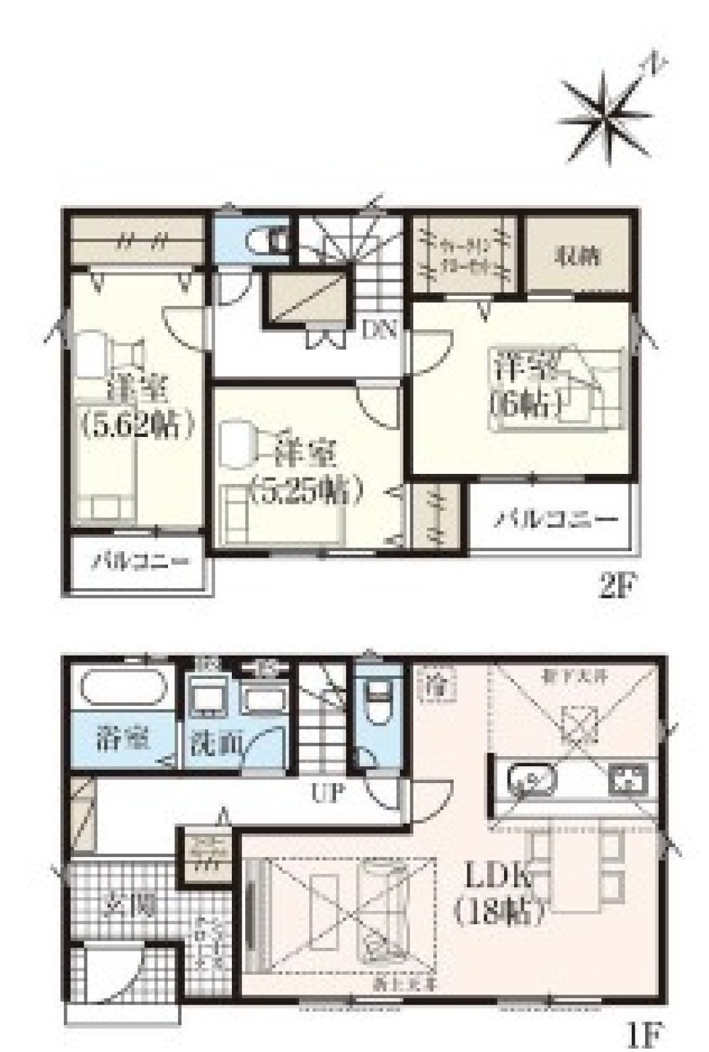 東郷町御岳一丁目　3期　全2棟　1号棟 画像2