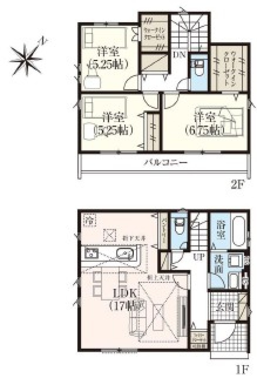 東郷町御岳一丁目　3期　全2棟　2号棟 画像2