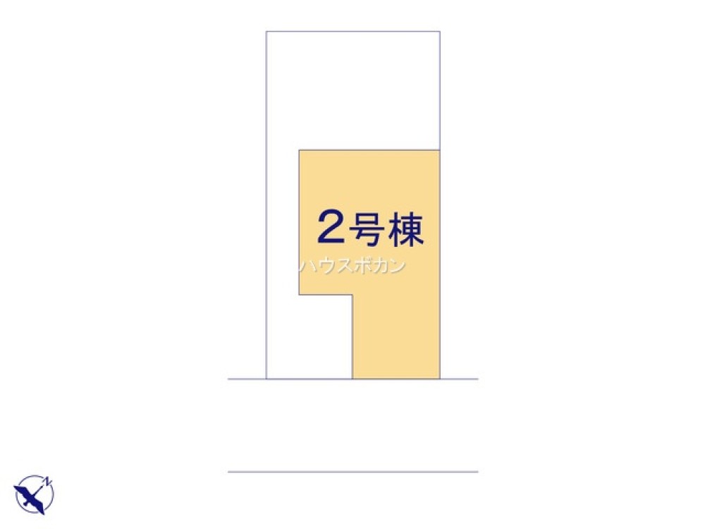 2号棟の敷地配置図です◎