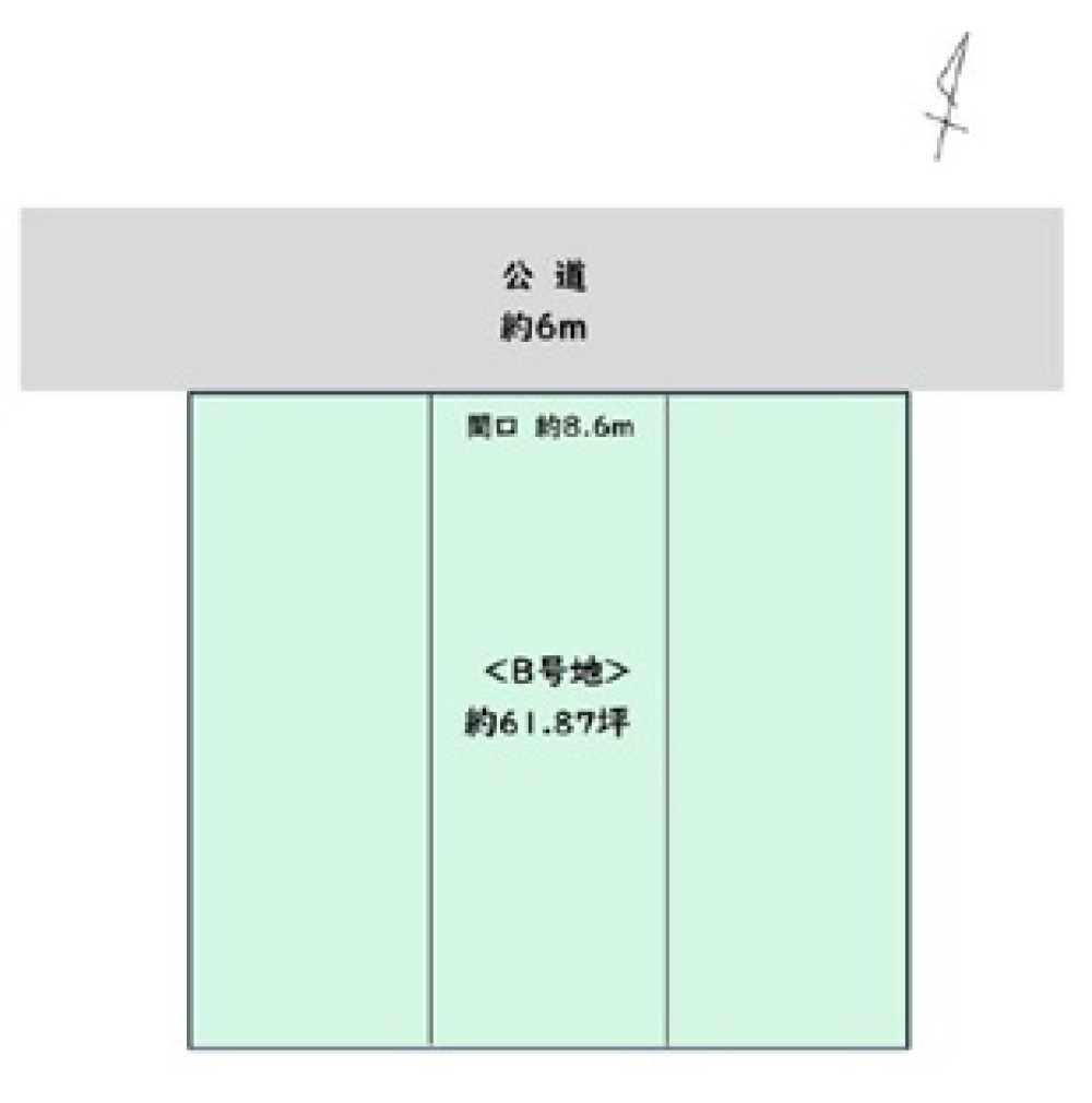 半田市横川町　全3区画　B号地 画像1