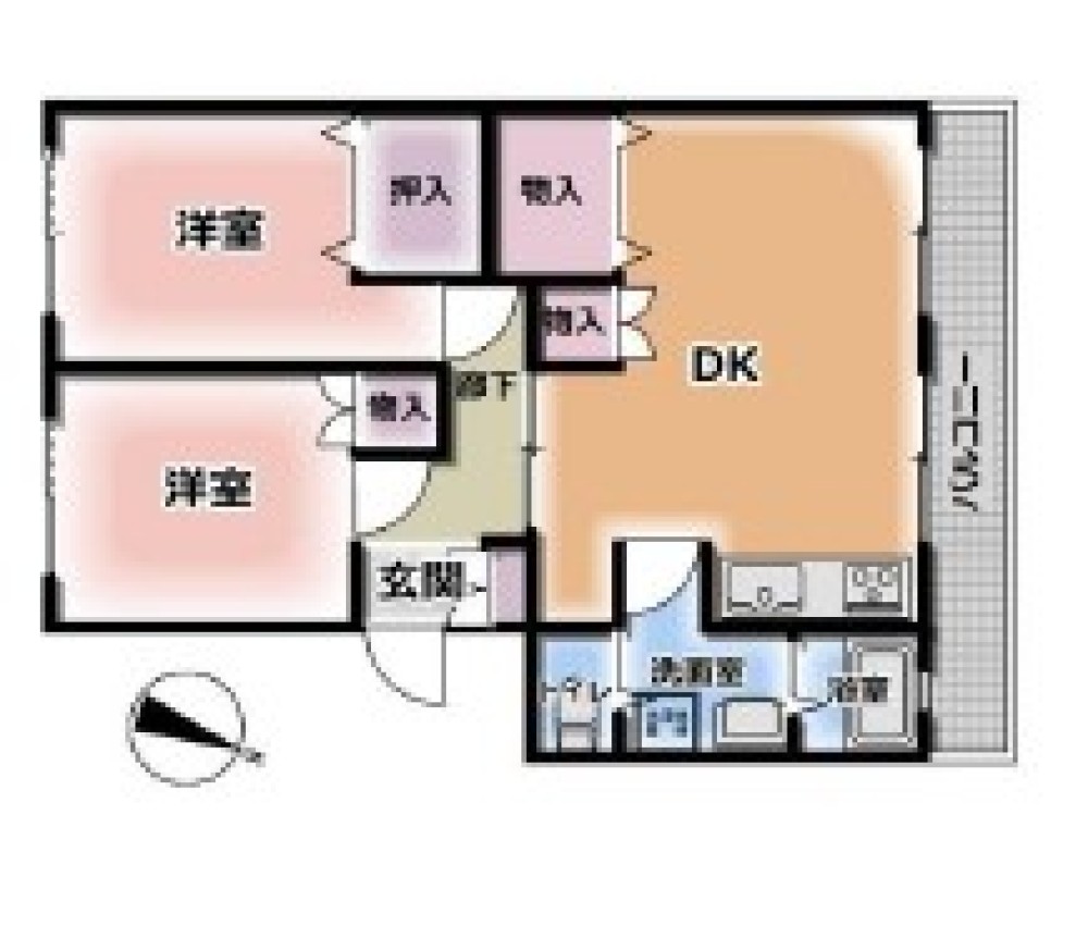 神池ハイツB棟 画像1