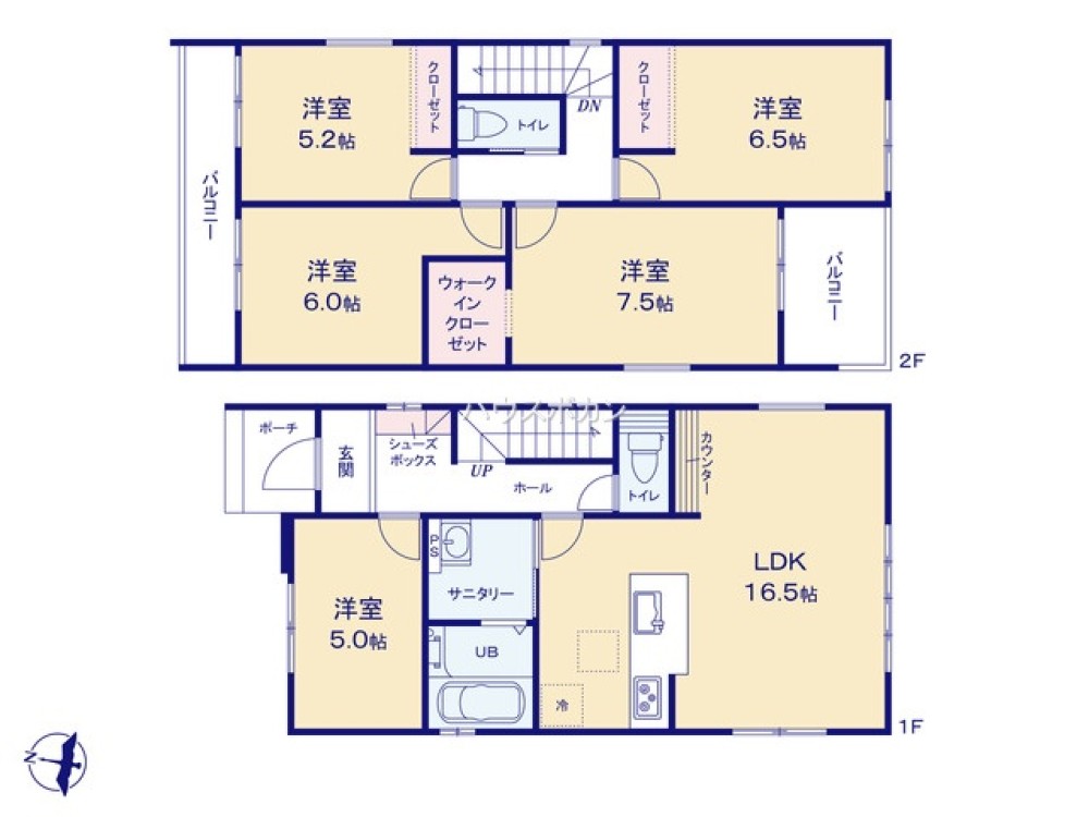 春日井市上条町8期　全1棟　1号棟 画像2