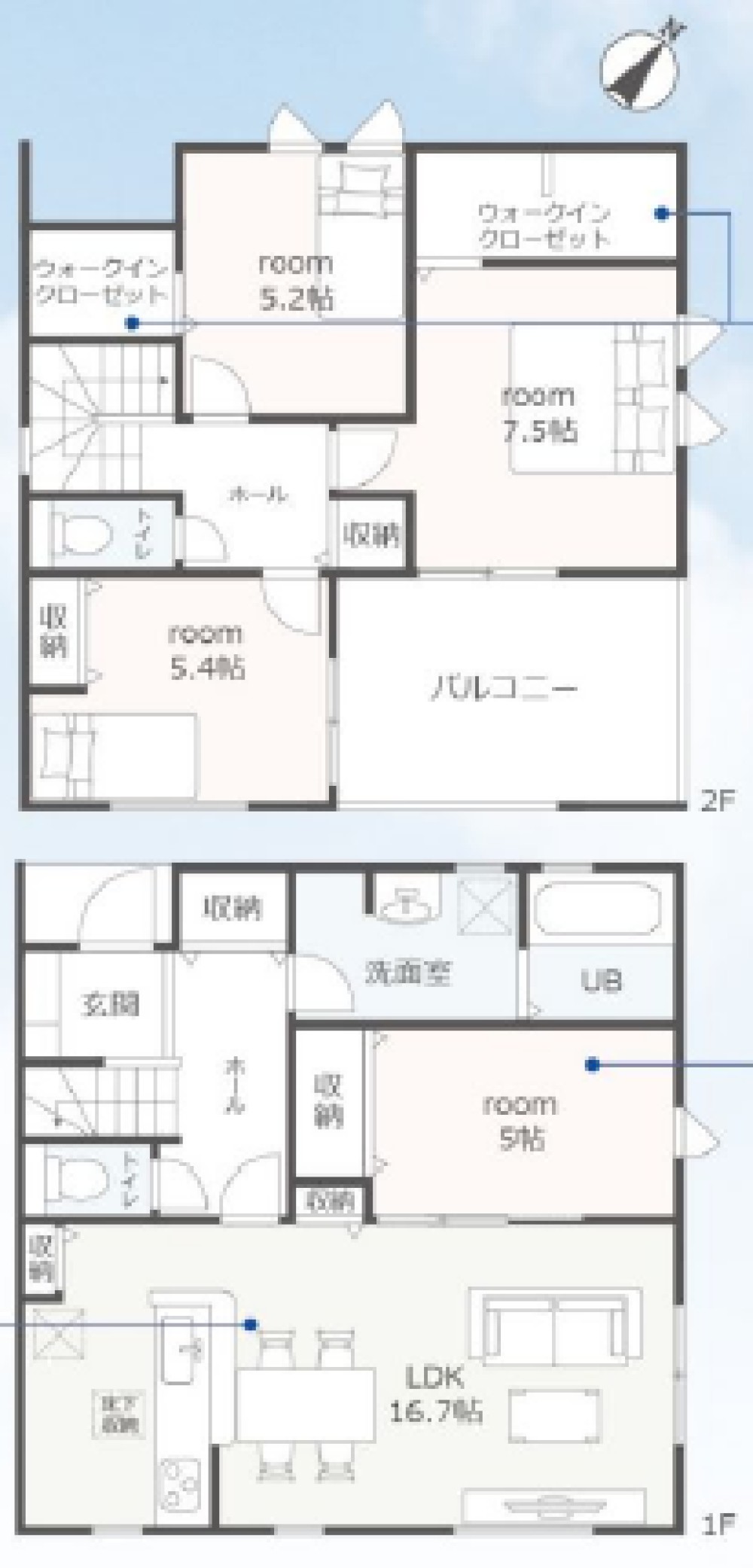幸田町深溝　全2棟　1号棟 画像2