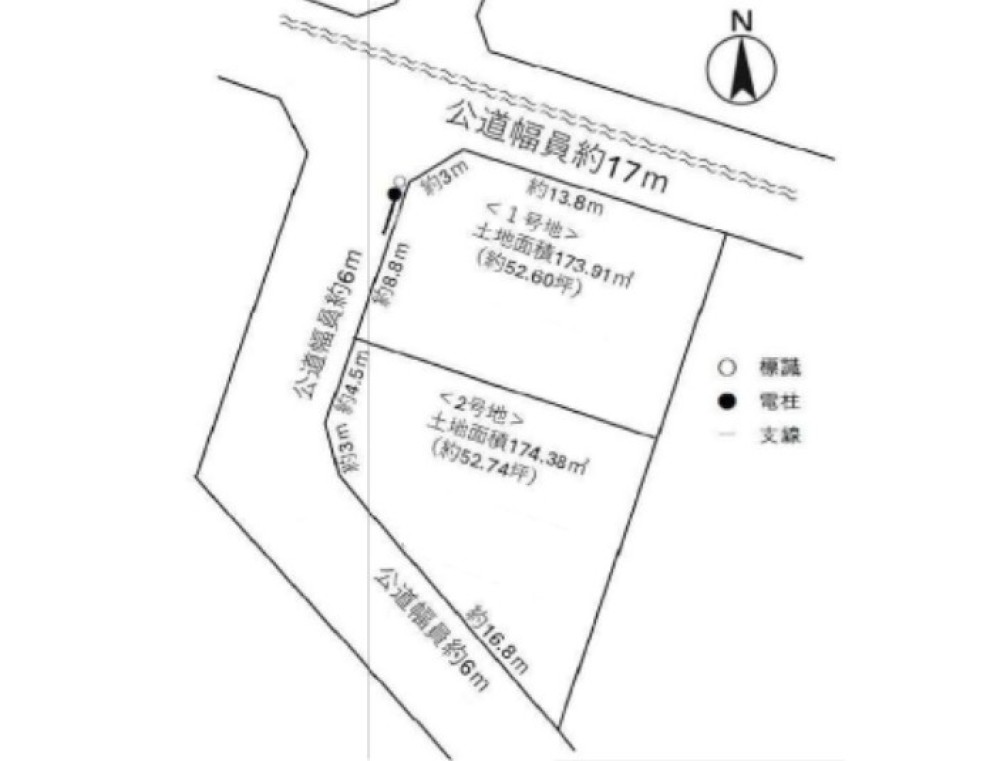 豊川市八幡町足洗　全2区画　1号地 画像1