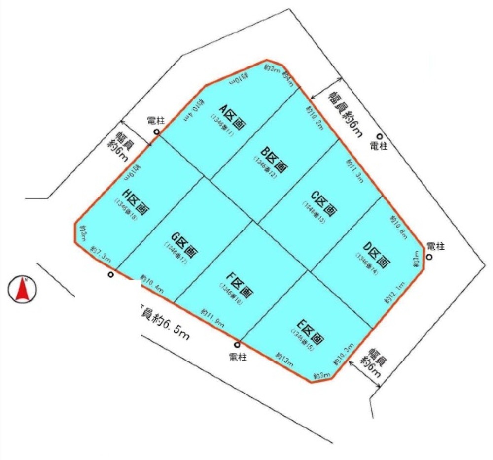 名古屋市守山区小幡北　全8区画　D区画 画像1