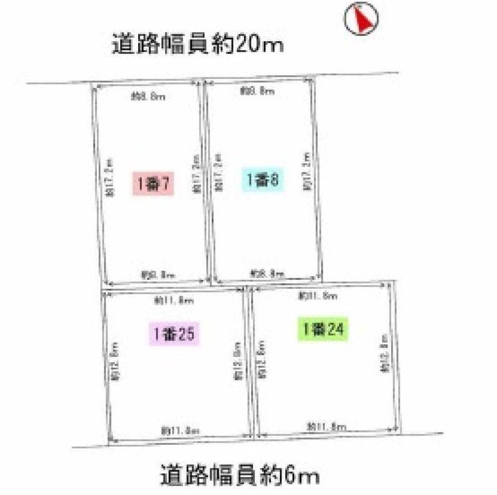 みよし市新前田一丁目　全4区画　1番7号地 画像1