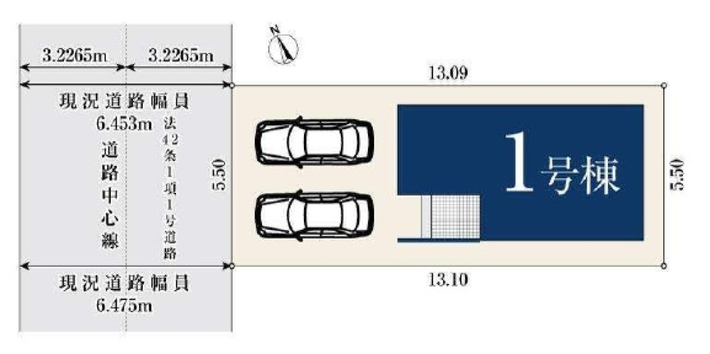 名古屋市中川区烏森町四反畑　0131Ⅱ①　全1棟　1号棟 画像1