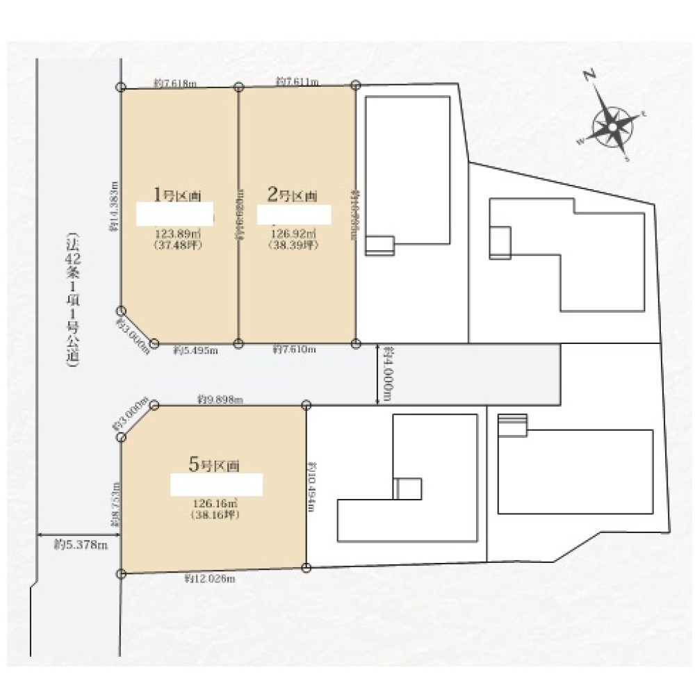 一宮市木曽川町　01期　全6区画　5区画 画像1