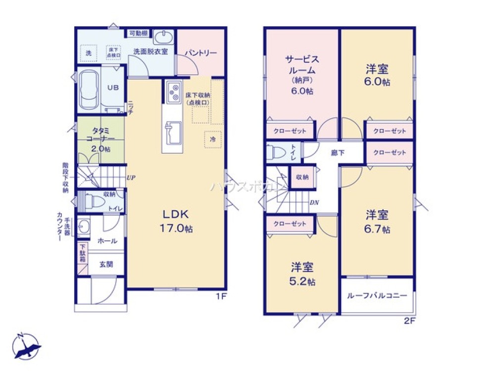 一宮市木曽川町　01期　全7棟　3号棟 画像4