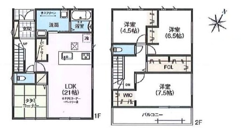 豊明市二村台　第8　全2棟　1号棟 画像2