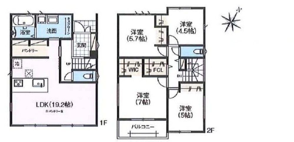 豊明市二村台　第8　全2棟　2号棟 画像2