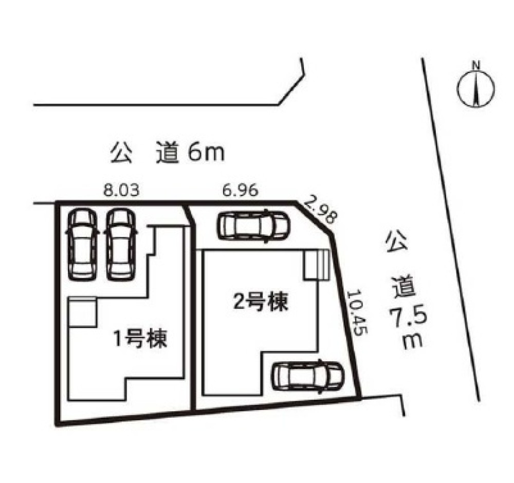 知多市信濃川東部土地区画整理　第3　全2棟　1号棟 画像1