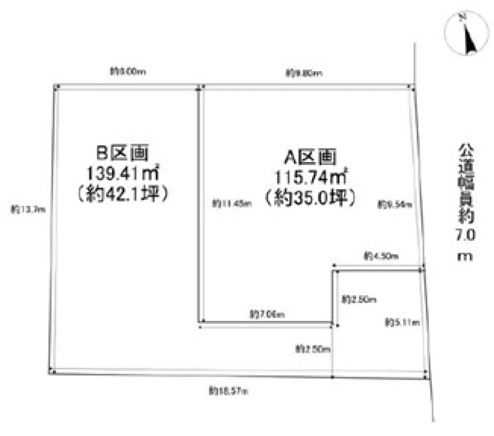 羽島郡笠松町大池町　全2区画　A区画 画像1