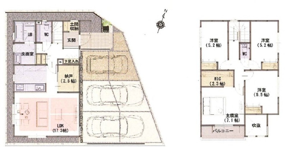 東海市名和町　限定2邸　A号棟 画像2