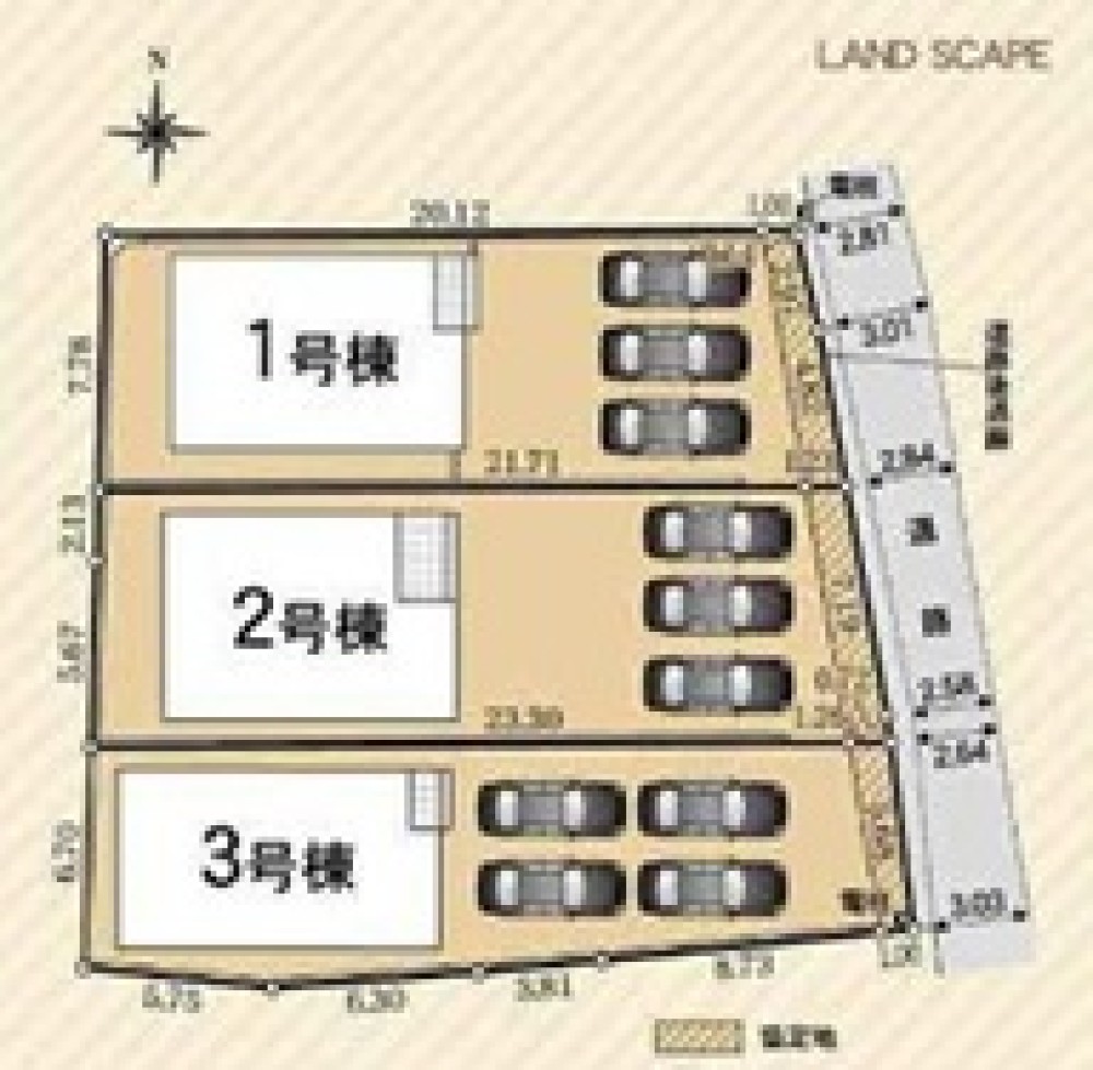 半田市向山町三丁目　全3棟　2号棟 画像1