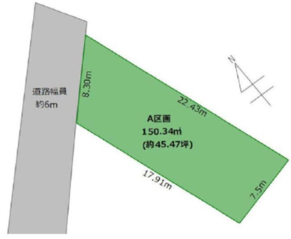 安城市桜井町城向　全2区画　A区画 画像1
